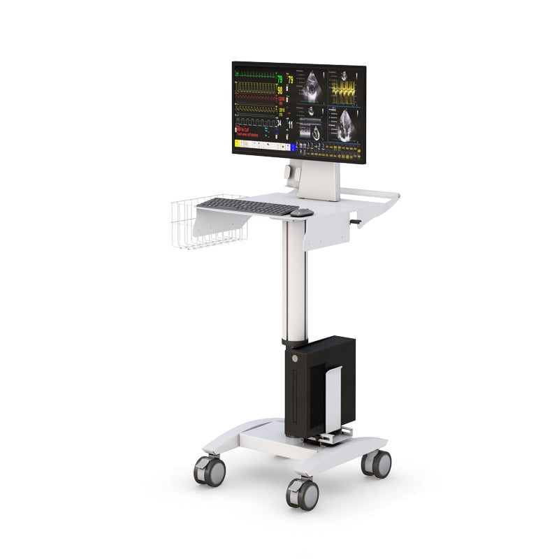 AFC Ergonomic Furniture: Mobile Point of Care Medical Cart 2 Healthcare computer carts by AFC: Mobile carts designed for efficient healthcare workflows.