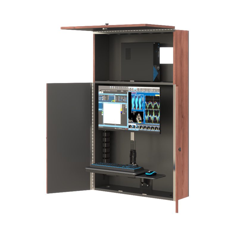 Space-Saving Foldable Wall Mounted PC Workstation from AFC Medical Furniture 5 Space-Saving Foldable Wall Mounted PC Workstation from AFC Medical Furniture - Image 5