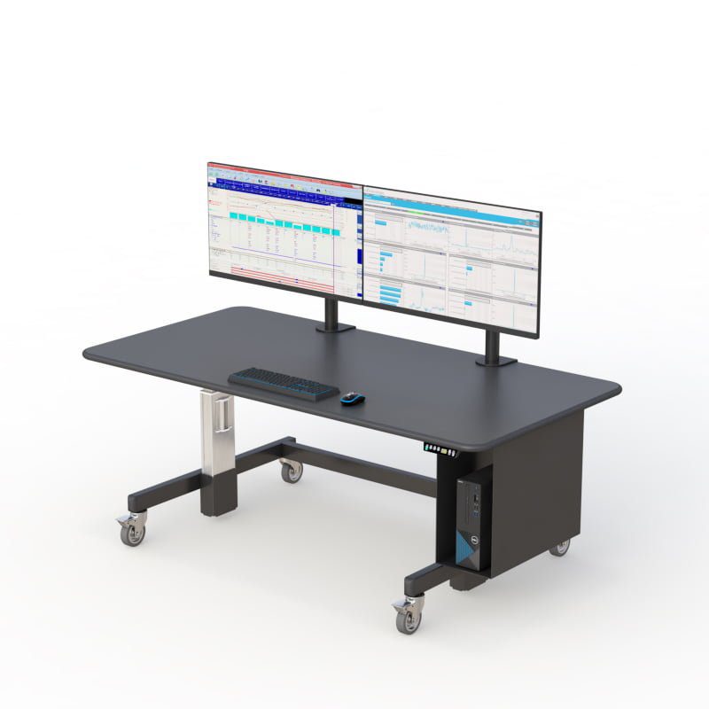 Elevate Your Productivity and Comfort with Adjustable Standing Desk 2 Single tier Modular desks by AFC. A sleek and versatile desk solution for any workspace.
