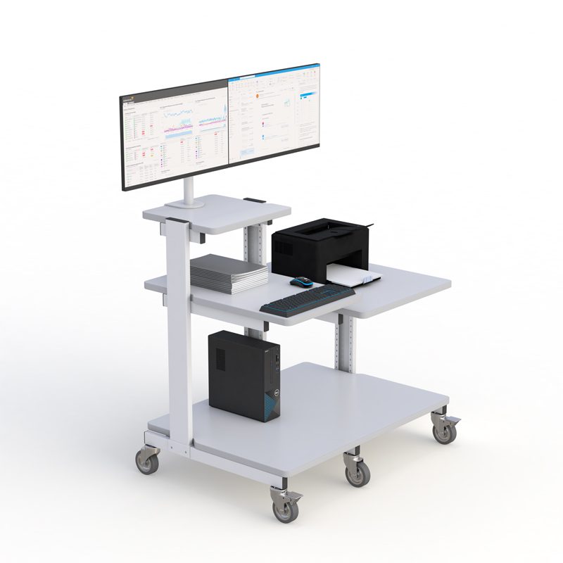 AFC Multi-Tray Computer Cart: Efficient Mobility for Enhanced Productivity 5 Ergonomic Multi-Tray Computer Cart
