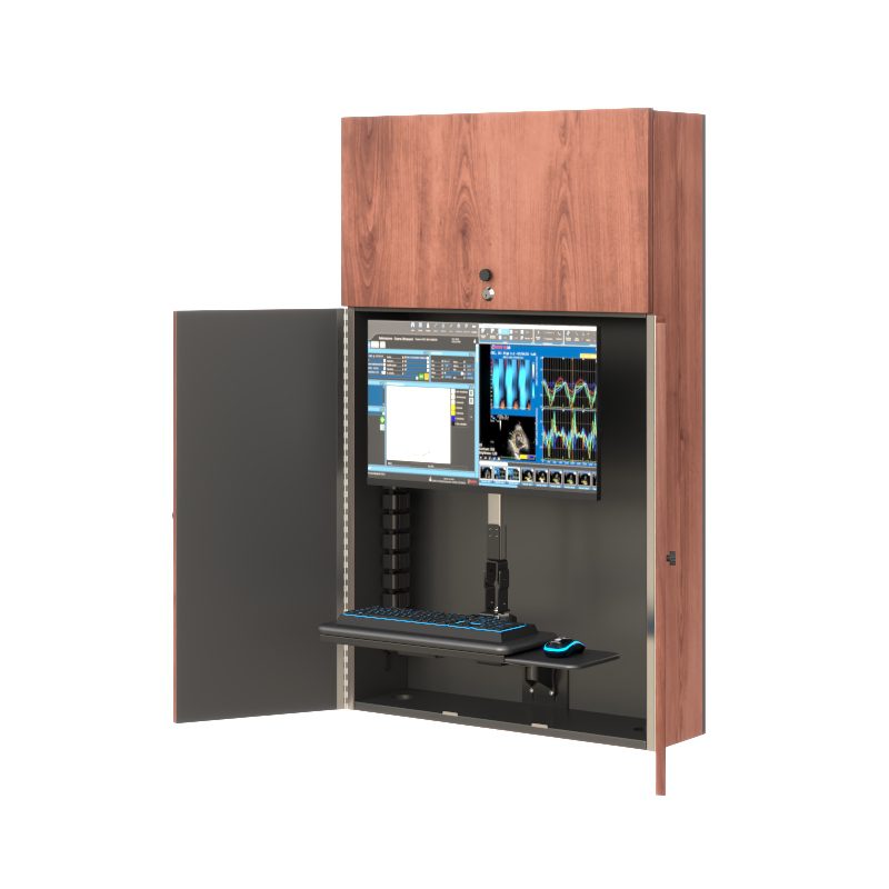 Space-Saving Foldable Wall Mounted PC Workstation from AFC Medical Furniture 4 Space-Saving Foldable Wall Mounted PC Workstation from AFC Medical Furniture - Image 4