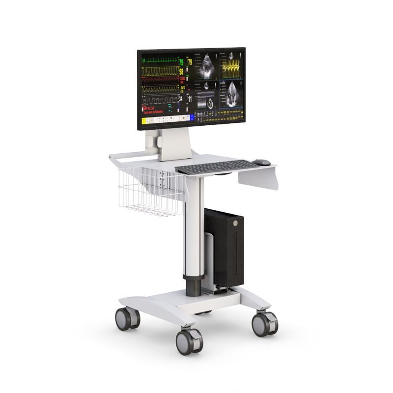 AFC Ergonomic Furniture: Mobile Point of Care Medical Cart 4 Mobile Computer Point of Care Medical Cart