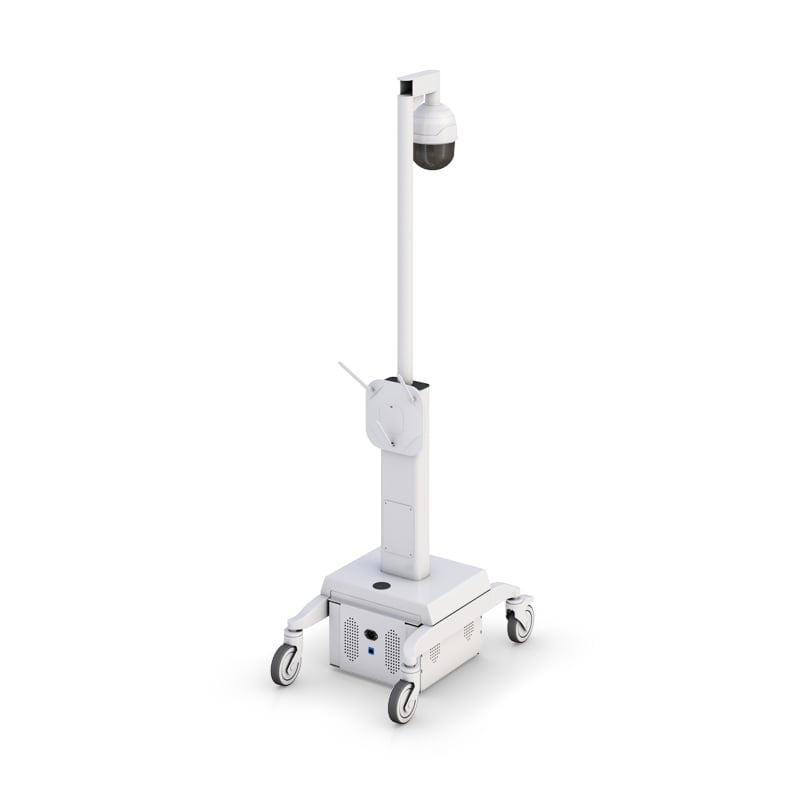 Ergonomic Telemedicine Camera Cart 5 AFC's mobile medical workstations providing versatile mobile workspace solutions for medical tasks.