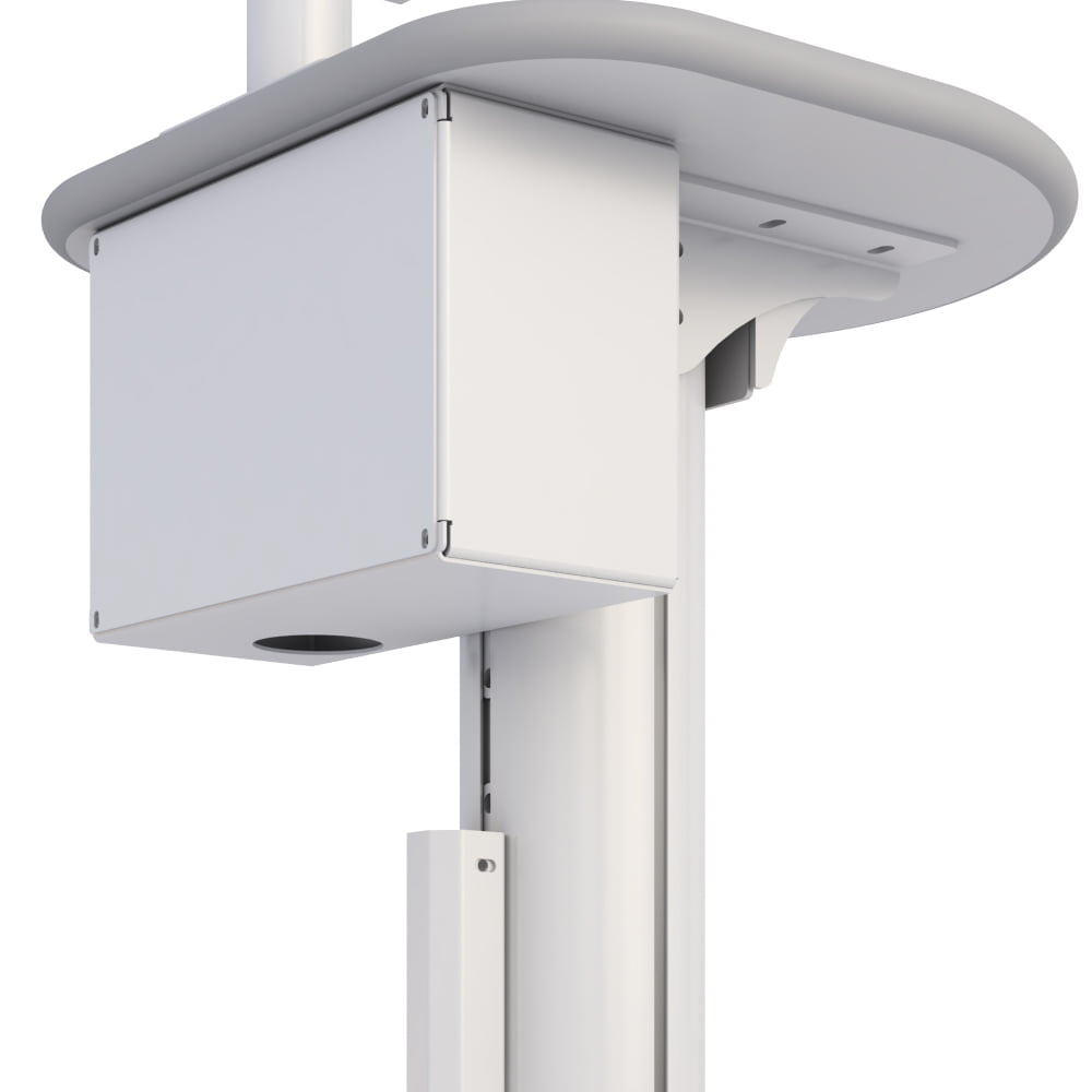 AFC Medical Furniture: Floor Stand for iPad Tablet Holder - Stable and Adjustable Design for Optimal Digital Experience 5 AFC CPU Floor Bracket Post for stable mounting.