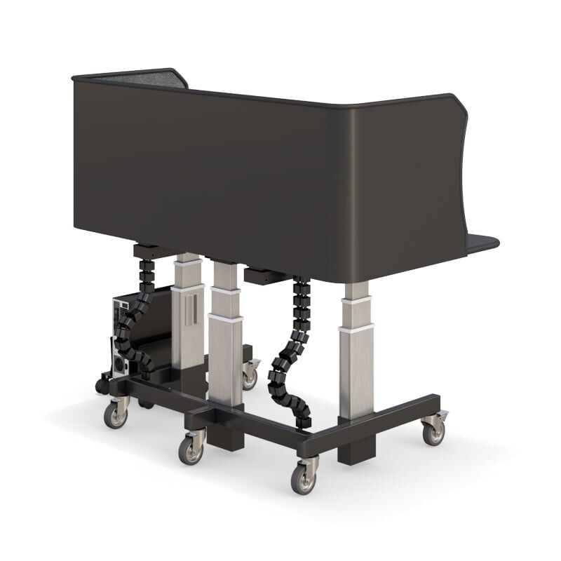 Enhance Productivity and Wellness with AFC Cardiology and Oncology Standing Workstation Desk: Customizable Ergonomics 4 772203 Sit and Stand L Shaped Computer Desk