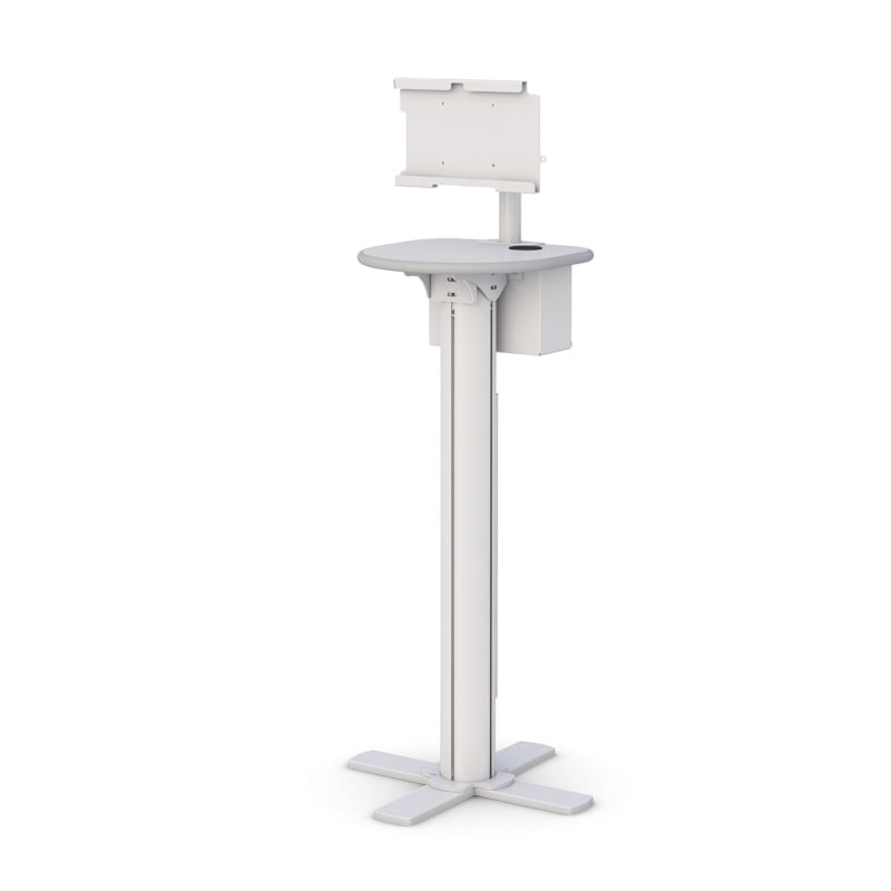 AFC Medical Furniture: Floor Stand for iPad Tablet Holder - Stable and Adjustable Design for Optimal Digital Experience 6 AFC Computer Pedestal Stand for organized workstations.