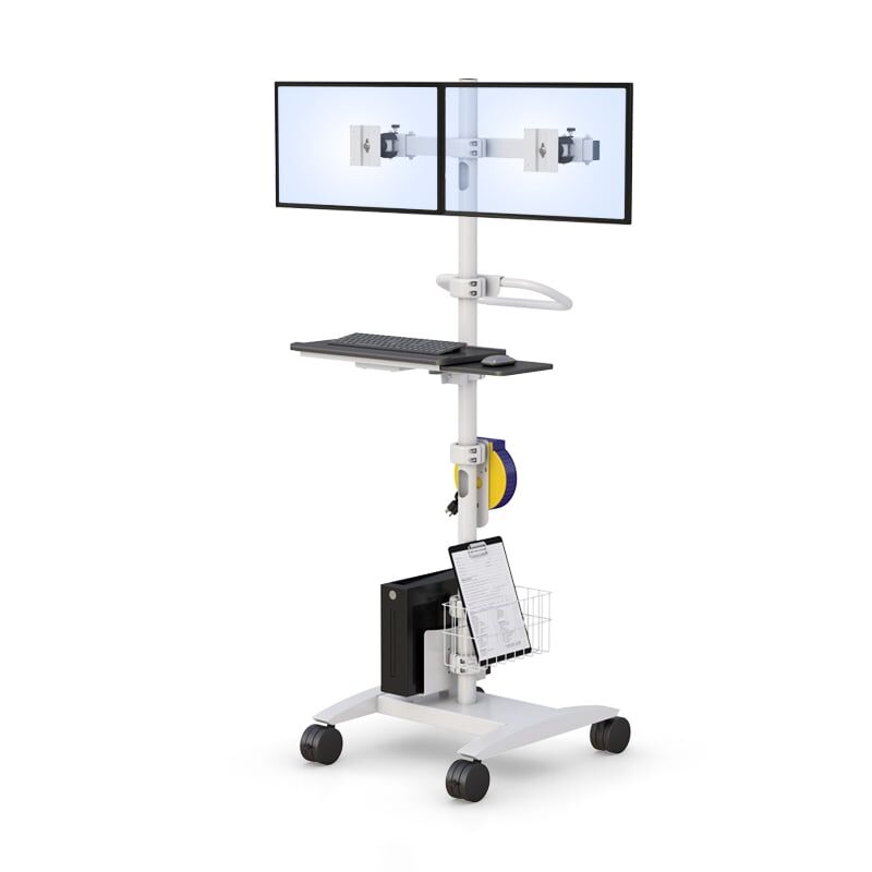 Boost Productivity and Efficiency with AFC's Dual Monitor Workstation Cart - Your Mobile Office on Wheels 2 https://afcindustries.com/wp-content/uploads/2022/01/06-264.jpg