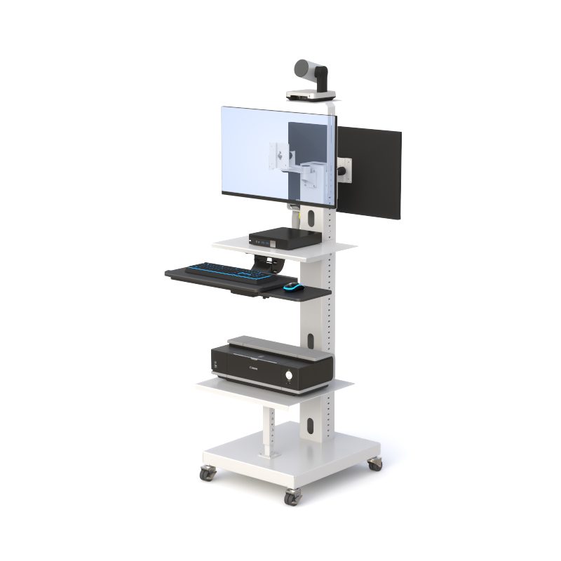 Mobile Dual Monitor Polycom Telemedicine Equipment 3 Mobile Dual Monitor Polycom Telemedicine Equipment - Image 3