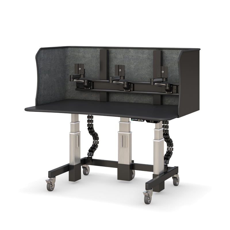 Enhance Productivity and Wellness with AFC Cardiology and Oncology Standing Workstation Desk: Customizable Ergonomics 5 772203 Adjustable Sit and Stand L Shaped Computer Desk