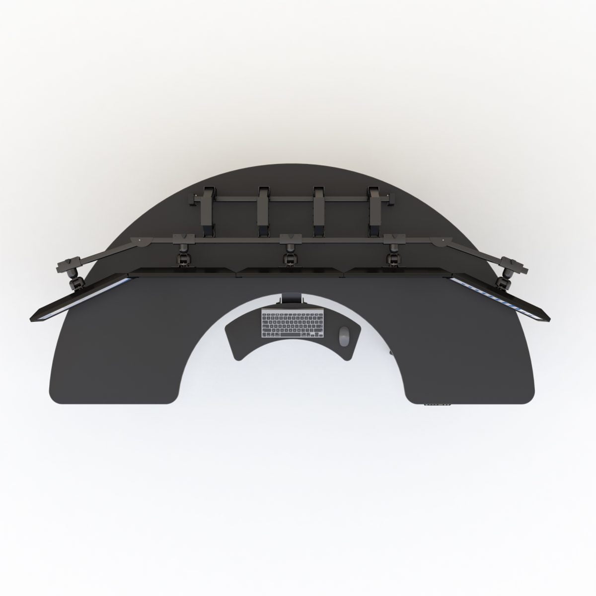 AFC Ergonomic Furniture: Height-Adjustable Ergonomic Stand Up Desk - Optimize Your Workstation for Health and Productivity 9 AFC's Tablet Cart for Trade Shows for interactive displays.