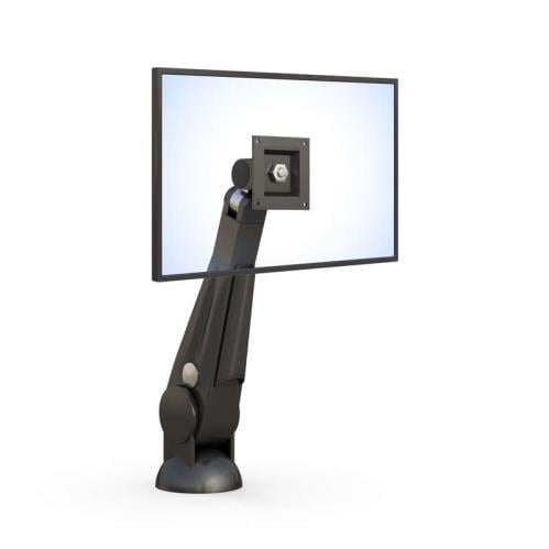 Enhance Viewing Comfort: AFC's Grommet Type Monitor Mount Arm 2 AFC's Vertical Monitor Mount for space-saving screen orientation.