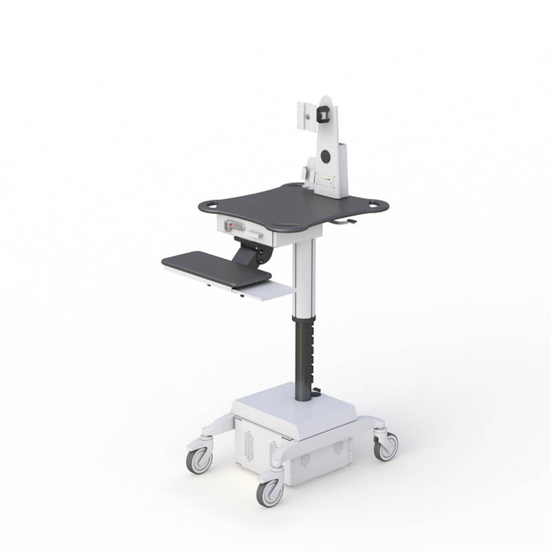AFC Medical Furniture: PC910 Medical Computer Cart 6 771900 adjustable height telemedicine computer cart