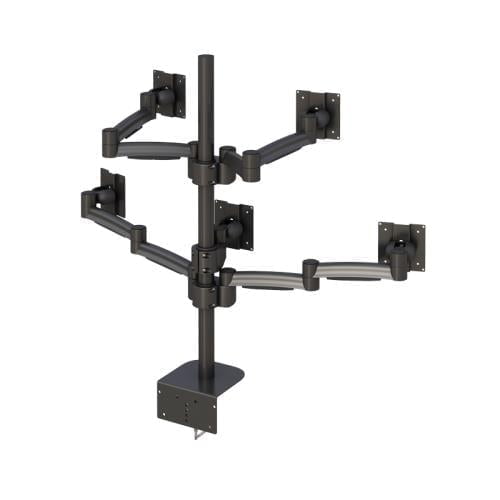 Elevate Your Multitasking: AFC 5-Monitor Articulating Arm Stand 4 772185 clamping mounted arm for lcd monitors