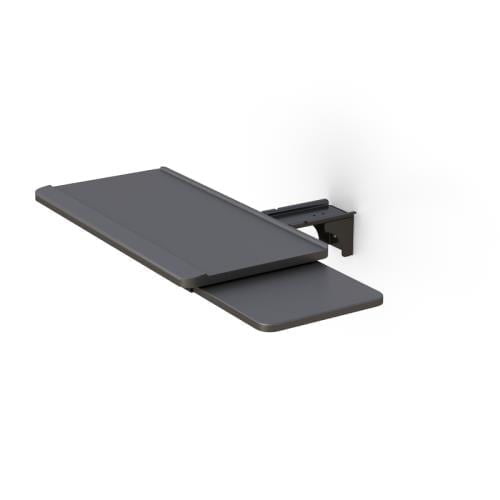 AFC Medical Furniture - Retractable Wall Mounted Plastic Keyboard Tray for Ergonomic Workspace 5 772463 space saving ergonomic wall mount keyboard and mouse tray