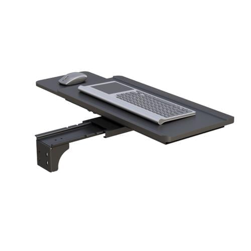 AFC Medical Furniture - Retractable Wall Mounted Plastic Keyboard Tray for Ergonomic Workspace 4 772463 space saving ergonomic wall mount keyboard tray