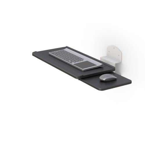 AFC Medical Furniture - Keyboard Wall Mount Track for Ergonomic Workspace Solutions 2 772464 wall mounted foldable plastic keyboard with sliding mouse tray