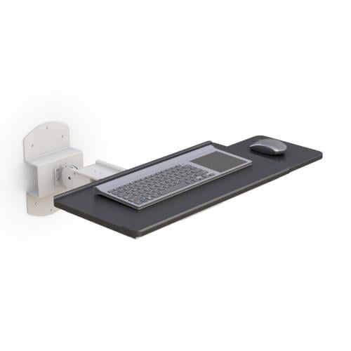 AFC Medical Furniture - Keyboard Wall Mount Track for Ergonomic Workspace Solutions 3 772464 wall mounted plastic keyboard with sliding mouse tray