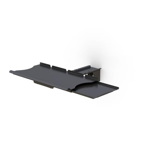 Wall Mount Track Keyboard Tray with Sliding Mouse Holder 5 772465 retractable wall mounted keyboard tray