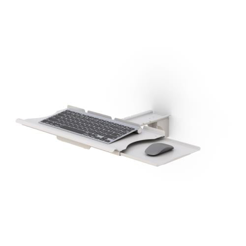 Wall Mount Track Keyboard Tray with Sliding Mouse Holder 6 772465 space saving wall mounted keyboard holder with mouse tray