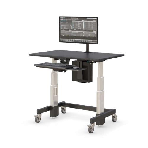 AFC Adjustable Ergonomic Computer Desk 1 AFC single tier ergonomic desk, designed for comfort and productivity.