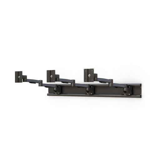 AFC Wall Hanging Monitor Holder: Space-Saving Solution 6 772494 wall mounted monitorbracket for three flat led monitor screens