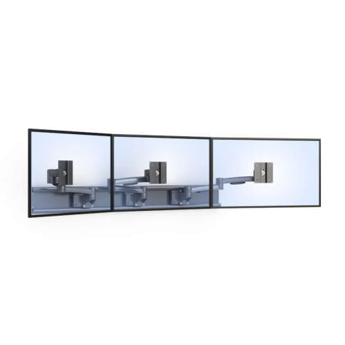 AFC Wall Hanging Monitor Holder: Space-Saving Solution 2 772494 wall mounted z series monitor arm for three flat screens