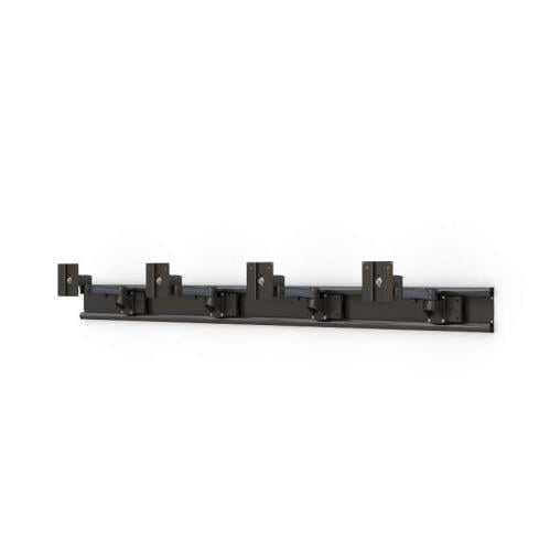Four Monitor Video Wall Mount 5 772507 wall mount horizontal four monitor display with arm