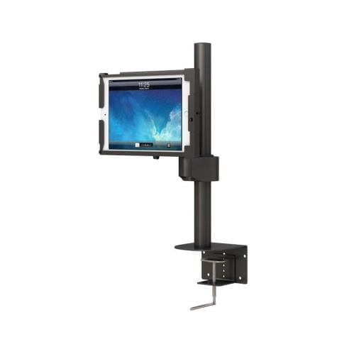 Optimize Your Medical Workflow: AFC iPad Air 2 Desk Clamp 1 AFC's Sit-Stand Monitor Mount for ergonomic and adjustable workstations.