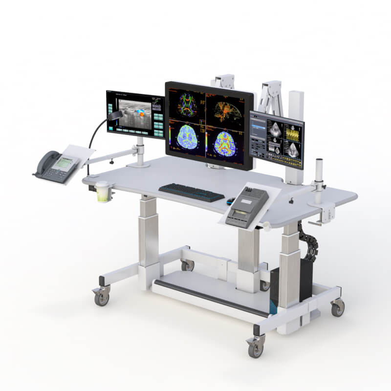 Experience Elevated Productivity: AFC's Adjustable Uplift Sit to Stand Desk 2 AFC's height-changing computer desk for personalized ergonomics.