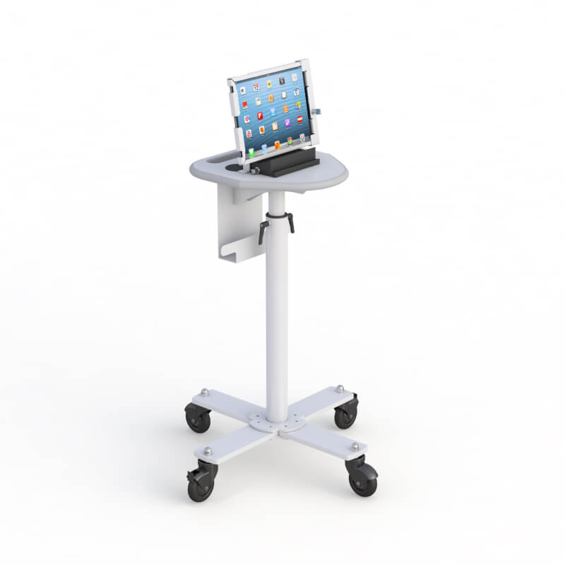 AFC Medical Furniture: Mobile Tablet Stand on Wheels 3 Height Adjustable Mobile Tablet Stand on Wheels