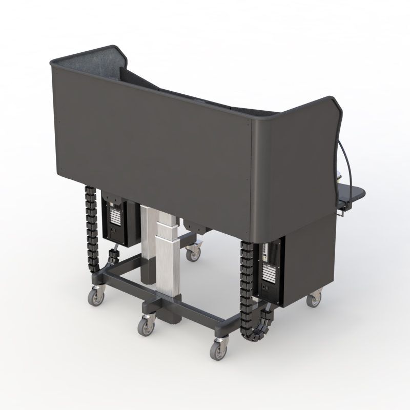 AFC's Radiology Standing Desk -Enhanced Comfort and Improved Productivity! 5 Modern ergonomic desk for comfortable and efficient radiology workflows.