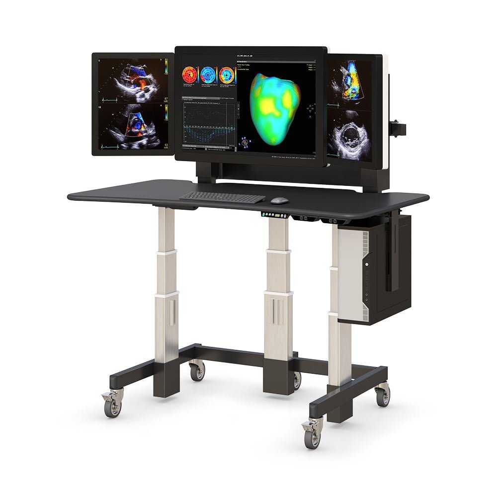 AFC Standing Office Cardiology Workstation Desk: Stylish and Functional Solution for a Modern Workstation 1 AFC cardiology reading room: Advanced features for accurate cardiac diagnosis.