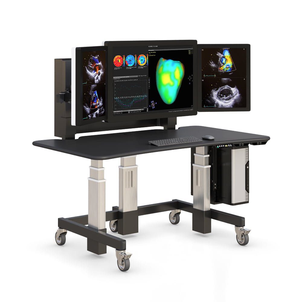 AFC Standing Office Cardiology Workstation Desk: Stylish and Functional Solution for a Modern Workstation 3 cardiology