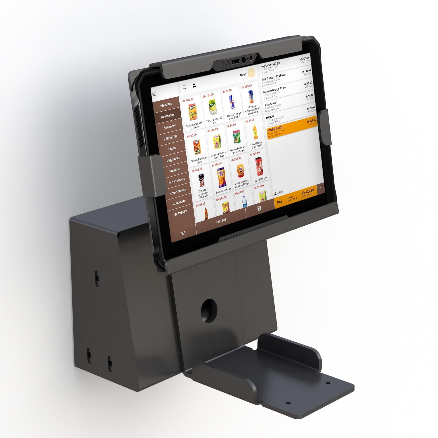 AFC TechDock: Desktop Tablet Mount for Efficient Workstation Setup 2 AFC's Monitor Mount for secure display setup.
