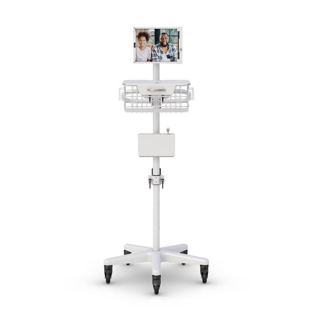 RCMC-2 Mobile Remote Tablet Cart 1 Mobile Remote Tablet Cart by AFC, designed for easy transport and accessibility of tablets in various settings.