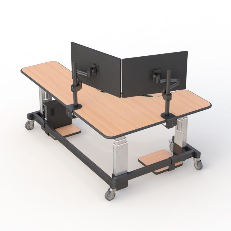 Work Smarter and Healthier with AFC's L Shaped Standing Desk 5 Work Smarter and Healthier with AFC's L Shaped Standing Desk - Image 5