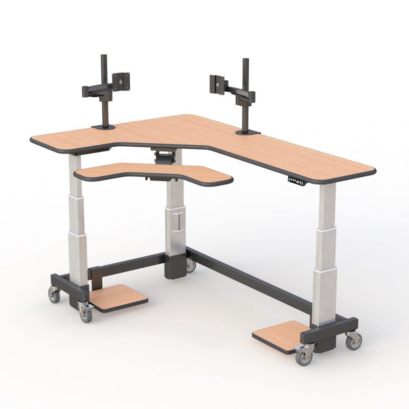 Work Smarter and Healthier with AFC's L Shaped Standing Desk 4 Work Smarter and Healthier with AFC's L Shaped Standing Desk - Image 4