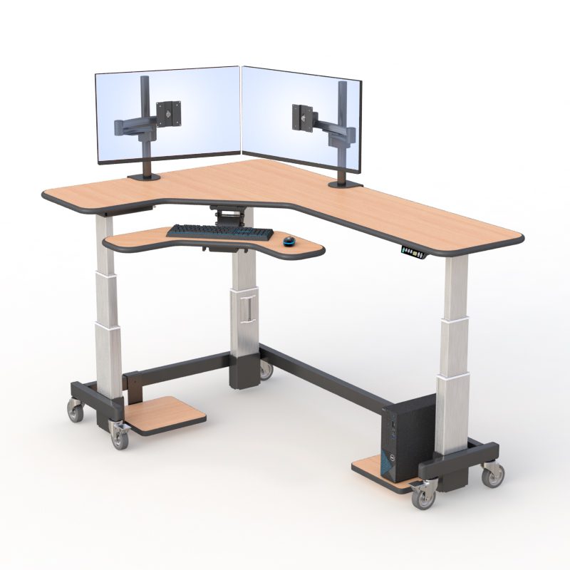 Work Smarter and Healthier with AFC's L Shaped Standing Desk 3 Work Smarter and Healthier with AFC's L Shaped Standing Desk - Image 3
