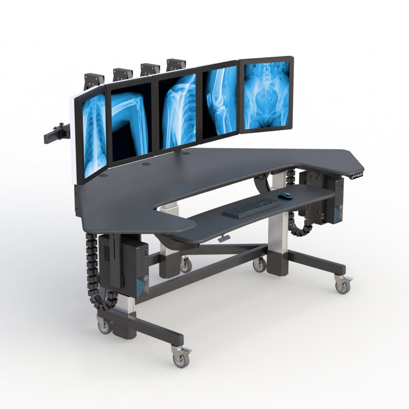 AFC Home Office Standing Desk 4 Modern adjustable computer desk for flexible workspace setups.