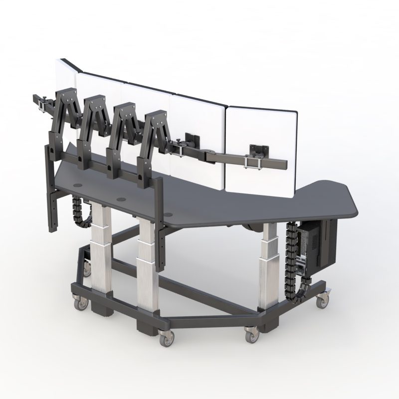 AFC Home Office Standing Desk 5 Height-adjustable ergonomic workstation for improved workplace efficiency.