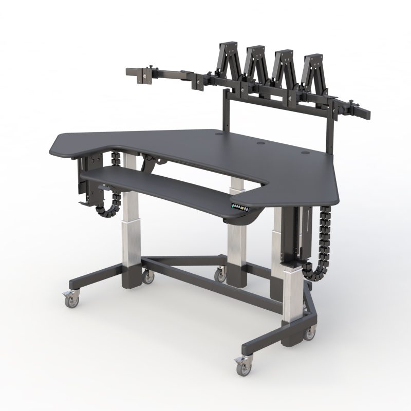 AFC Home Office Standing Desk 7 771639 Adjustable Stand Up Ergonomic Computer Desk for Home