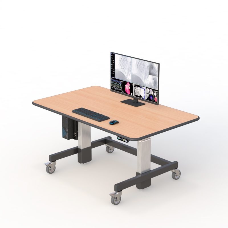 AFC Sit Stand Computer Desk 2 AFC Industries sit-stand workstation for office and healthcare environments.