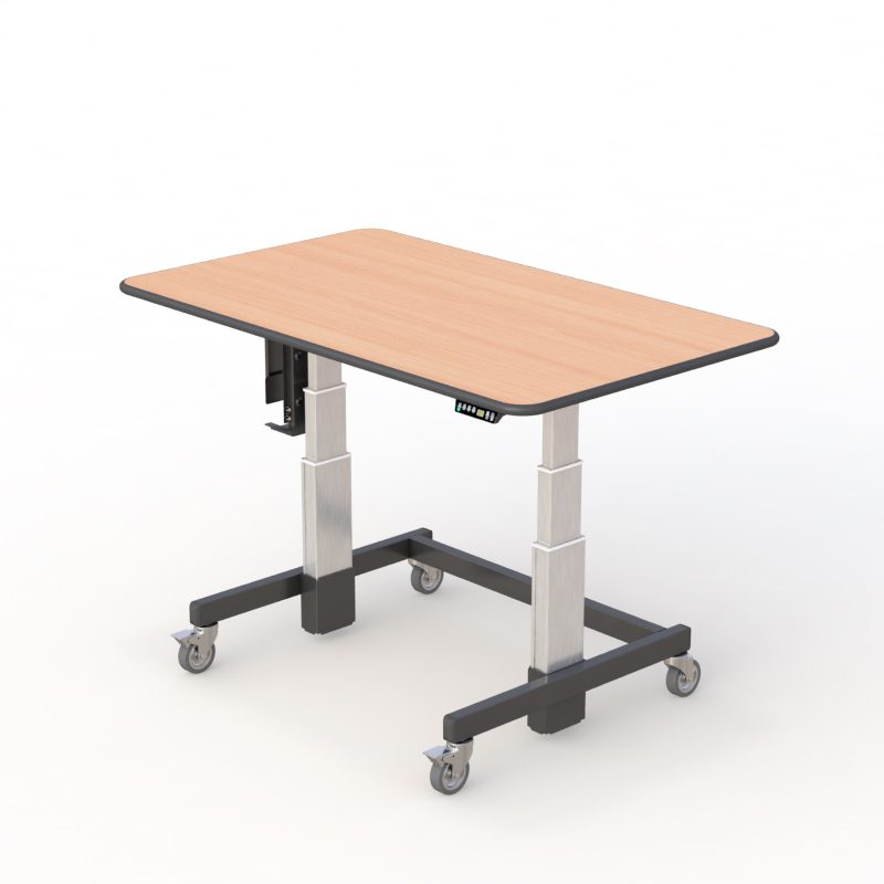 AFC Sit Stand Computer Desk 5 Modern adjustable standing desk for efficient and ergonomic setups.