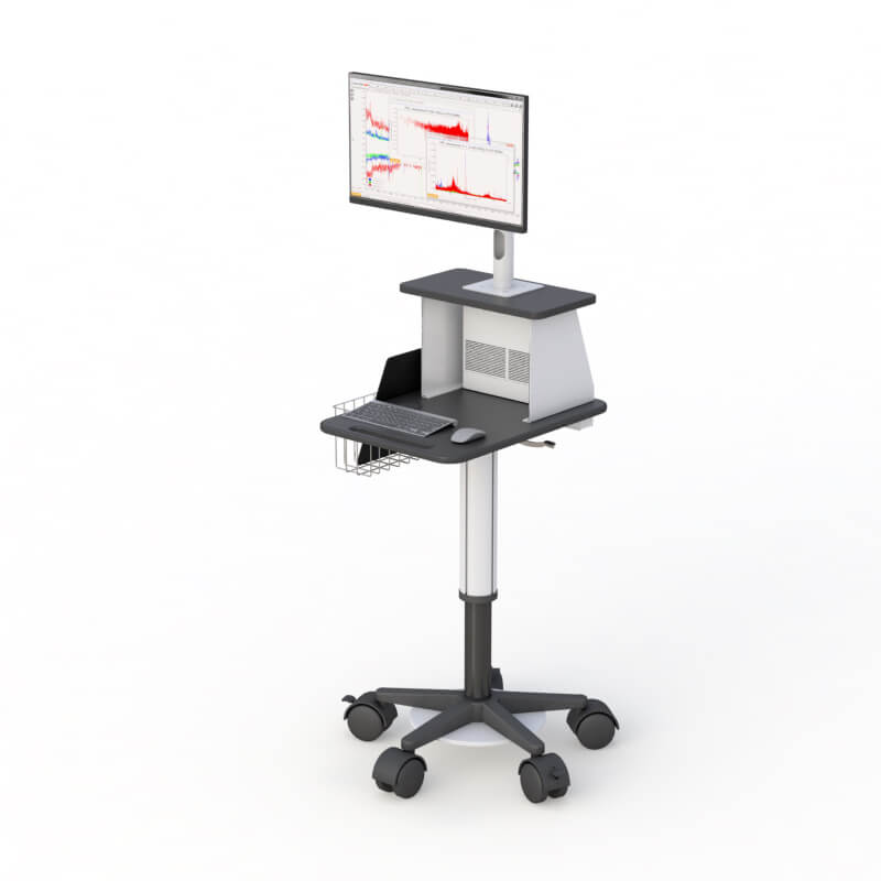 Height-Adjustable POC Cart with Monitor Arm Extension & Equipment Stoppers 1 772993 Height Adjustable POC Cart 01