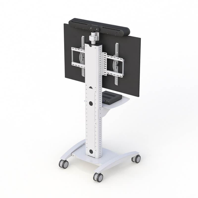 Logitech Rally Bar Mini Mounting Solution – Ergonomic Video Conferencing Cart 3 Logitech Rally Bar Mini Mounting Solution – Rear View