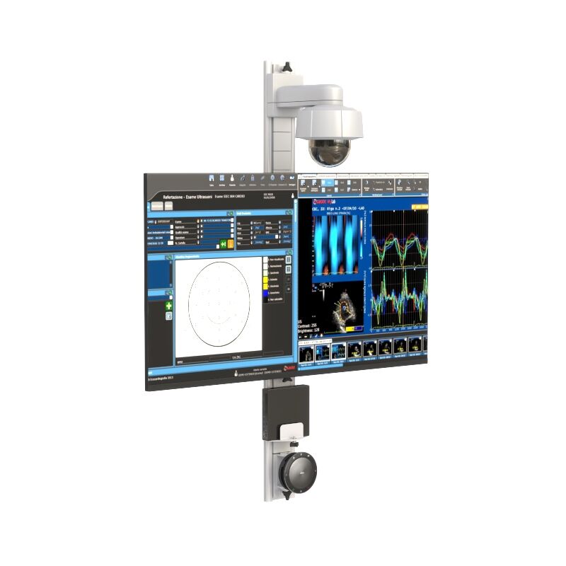 Wall-Mounted Telehealth Workstation with Camera Mount, Speaker Integration & Dual Monitor Support 5 Wall-Mounted Telehealth Workstation with Camera Mount, Speaker Integration & Dual Monitor Support - Image 5