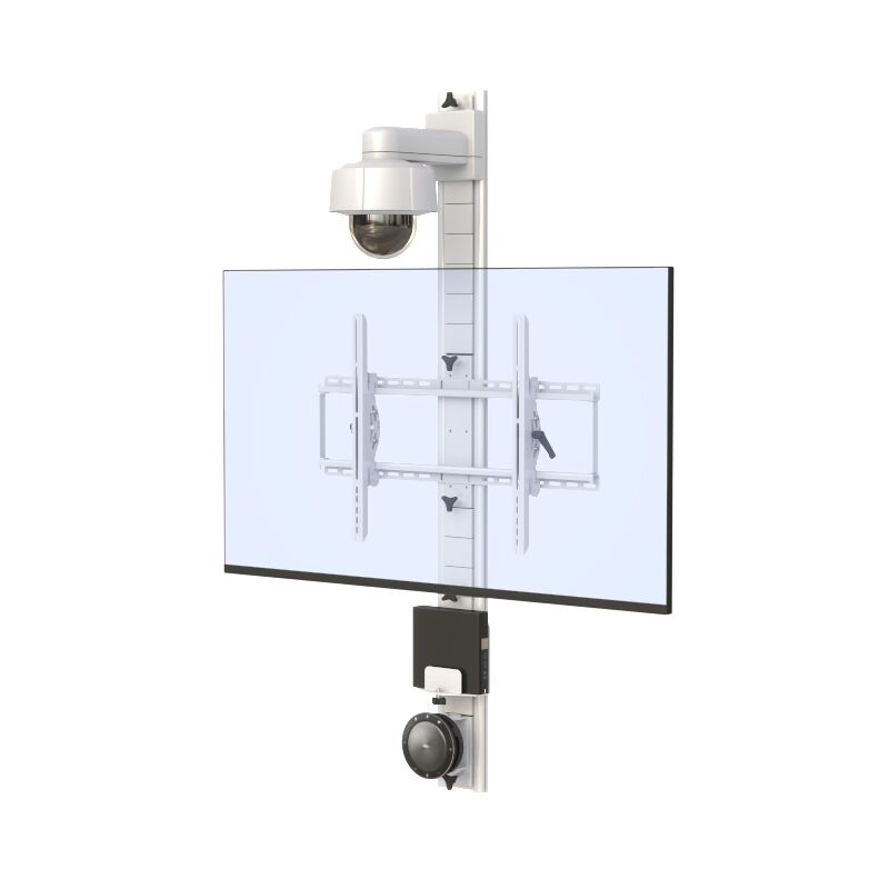 Wall-Mounted Telehealth Workstation with Camera Mount, Speaker Integration & Dual Monitor Support 4 Wall-Mounted Telehealth Workstation with Camera Mount, Speaker Integration & Dual Monitor Support - Image 4